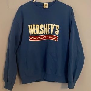 Hersheys Chocolate World blue sweatshirt